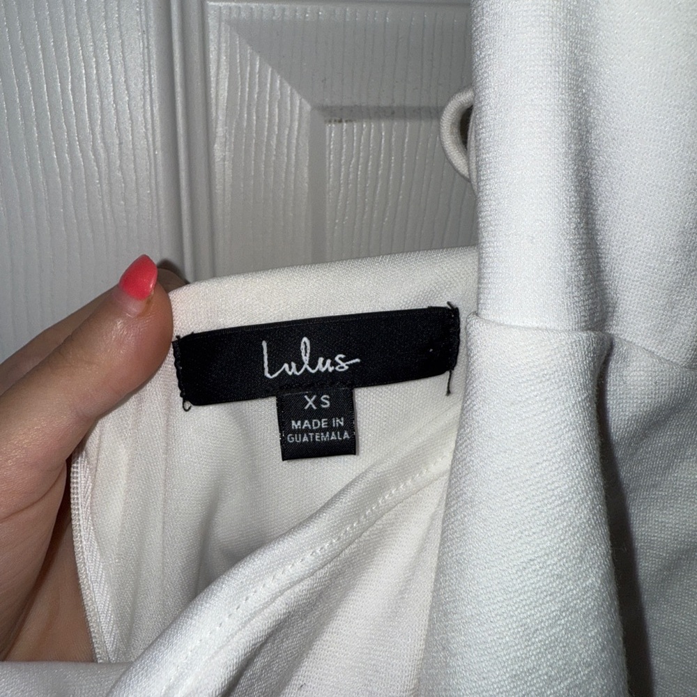 Lulu's Chic Cream Backless Dress - Picture 2 of 2